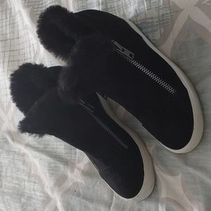 Wedge Sneakers Fur lined